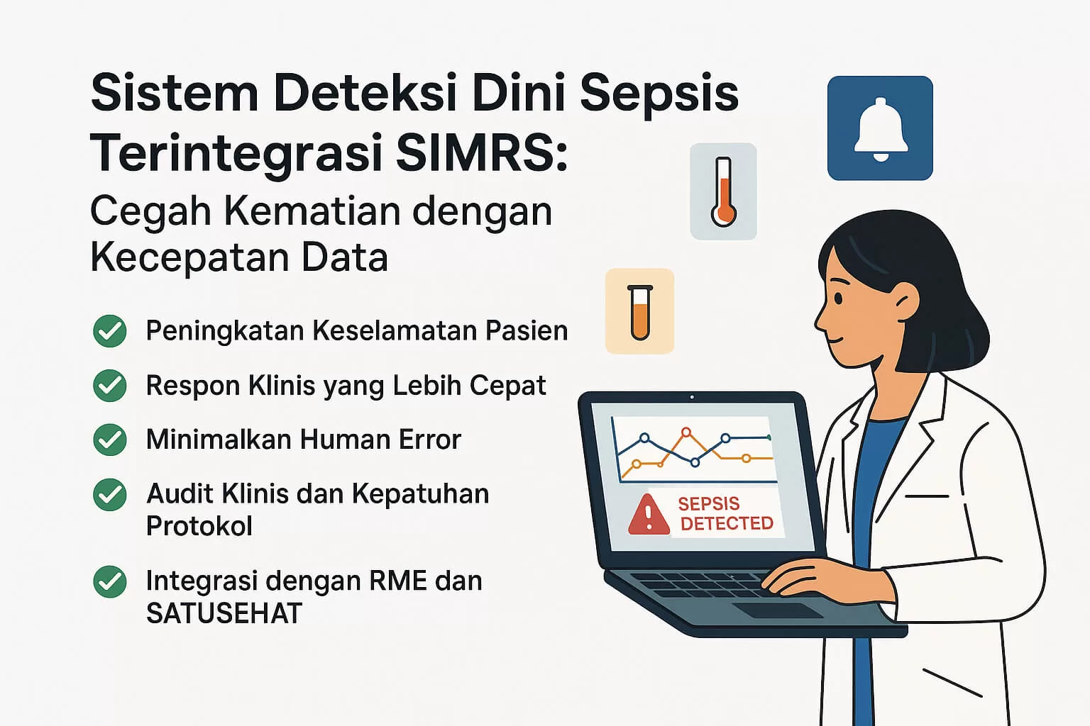 Sistem Deteksi Dini Sepsis Terintegrasi SIMRS: Cegah Kematian dengan Kecepatan Data