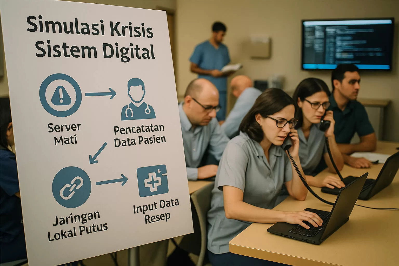 Peran SIMRS dalam Penanggulangan Downtime Sistem Kritis