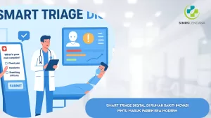 alt="Ilustrasi smart triage digital di IGD rumah sakit modern"