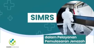 Petugas rumah sakit mengelola data pemulasaran jenazah melalui sistem SIMRS